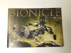 Lego Bionicle Onua Nuva 8566 Complete Set 2002 Manual Instructions Vintage Black