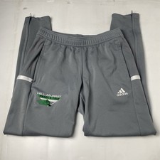 Adidas Team 19 Women's Gray Athletic Track Pants Jogger Style Tapered Size Small