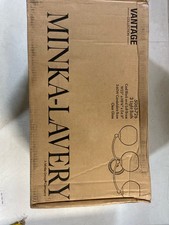 Minka Lavery 5067-726 Kearney Park 8-Light Chandelier, 480W, Coal Black/Brass