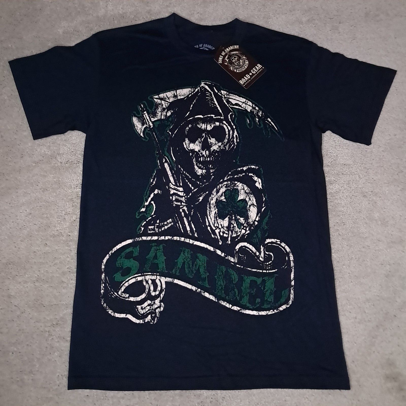 Sons Of Anarchy SOA T-shirt Mens Small Reaper Samcro Motorcycle Skull DS Y2k
