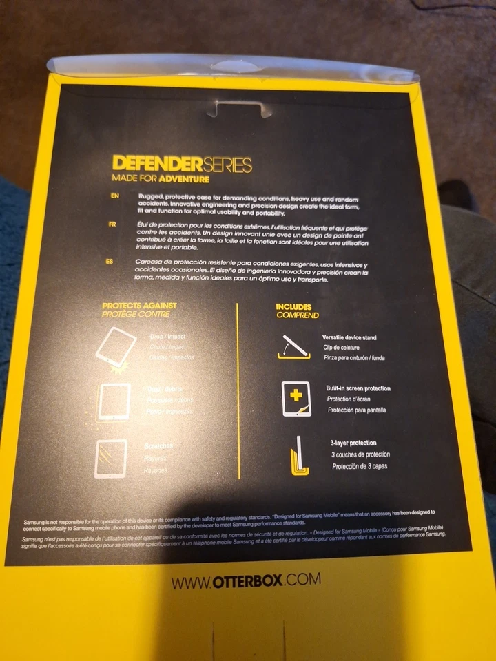 Otterbox Defender Series Case for Samsung Galaxy Tab S 10.5-Inch Black, 77-50164 - Image 2 of 2