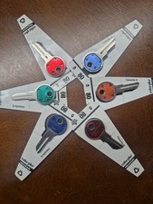 6x Yale Y11 ColorPlus Key Blanks MIXED COLORS HILLMAN#80 Free Ship (LSK03)