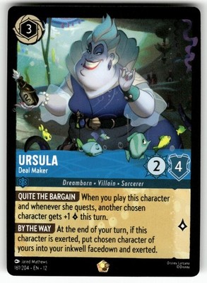 Ursula - Deal Maker 161/204 Legendary Wilds Unknown Lorcana Near Mint