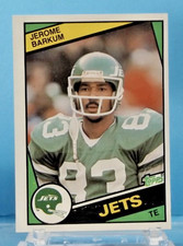 1984 Topps #145 - Jerome Barkum - New York Jets - Near Mint