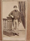 Civil War Unidentified Union Soldier in a sack coat and vest, Full Standing View