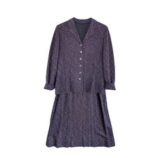 Vintage 1950s 2 pc Purple Tweed Wool Blend Suit