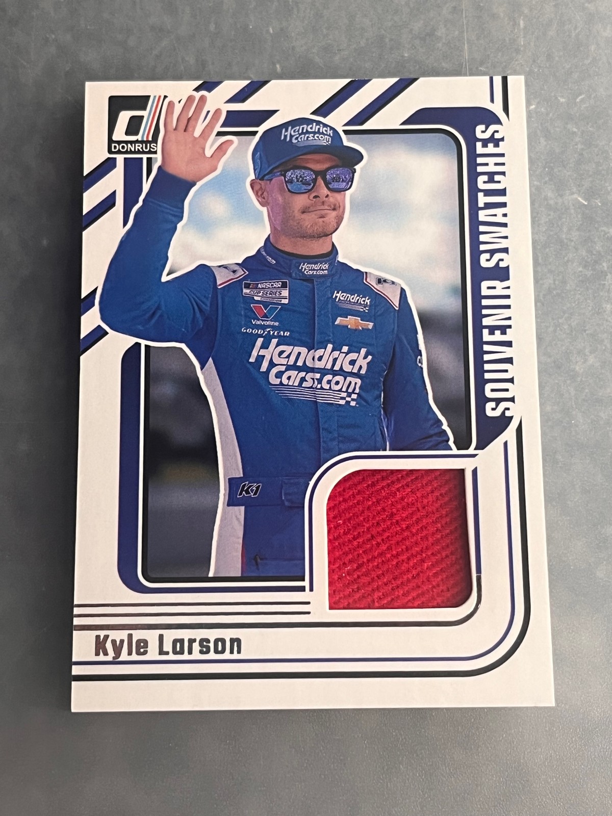 2026 Donruss Souvenir Swatches #SVS-KLN Kyle Larson Relic