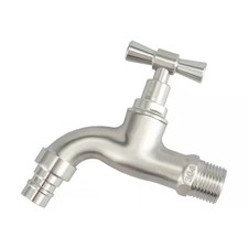 Freeze Resistant Wall Mounted Faucet Outdoor 304 Stainless Steel Slow Opening
