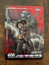 2024 Topps Chrome Star Wars Q9-0 Red Raywave Refractor 61