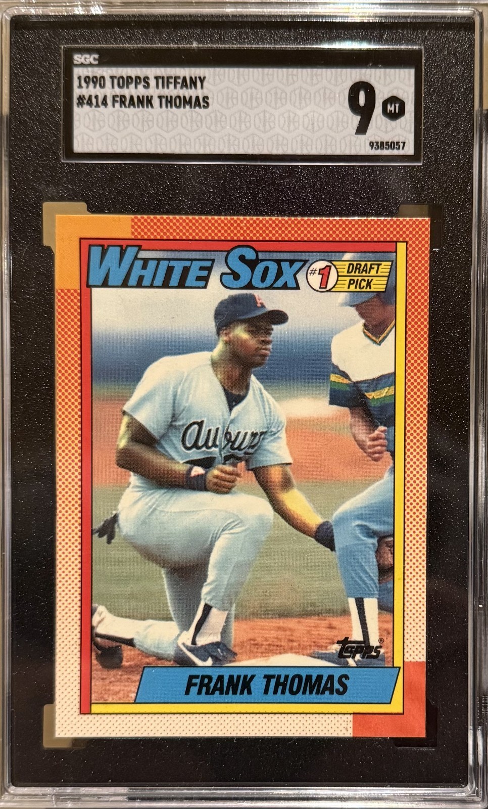 1990 Topps - Frank Thomas #414 Collector's Edition (Tiffany) (RC) - SGC 9