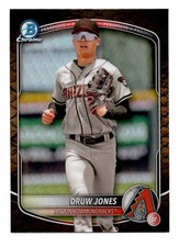Druw Jones 2025 Bowman Chrome Reptilian Refractor #BCP-138 Arizona Diamondbacks