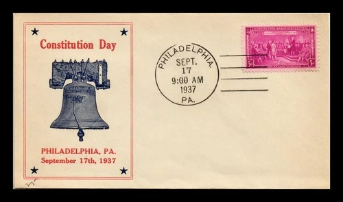 DR JIM STAMPS US COVER CONSTITUTION SESQUICENTENNIAL FDC SCOTT 798 PHILADELPHIA