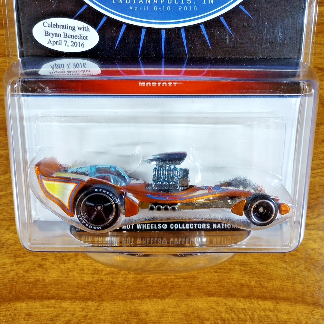 ミニカー Hot Wheels Madfast 16th Nationals Hot Wheels RLC 16th Collectors Nationals Madfast 366/1500 Orange