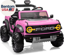 24V Ride on Toys for Big Kids, Licensed Ford Bronco Raptor 2 Seater Ride on Cars