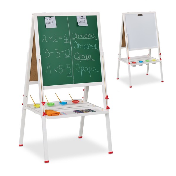 Kinderstandtafel Kreidetafel Standtafel Magnetisch Kinder Spieltafel Kindertafel-image