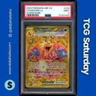2023 POKEMON SV OBSIDIAN FLAMES #228/197 CHARIZARD EX GOLD HYPER RARE PSA 9