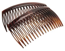 France Luxe 18 Tooth French Side Comb Pair - Tortoise One Size,