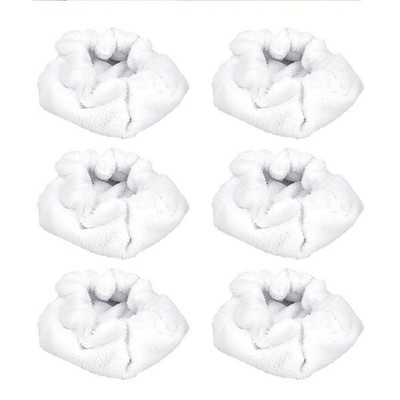 6Pcs Double Layer Microfiber Cloths Steams Mop Pads Multiple Surfaces Cleaning
