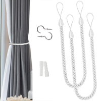 Gardinen Raffhalter, Curtain Rope Buckle, Geflochtene Vorhang Raffhalter, Raffha