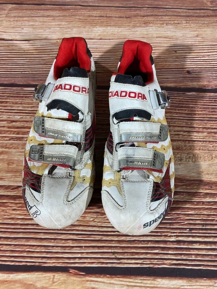 DIADORA Speed R Carbono Triatlón Ciclismo de Carretera Talla EU45 US11 Mondo 284 cs823 Foto 3 de 4