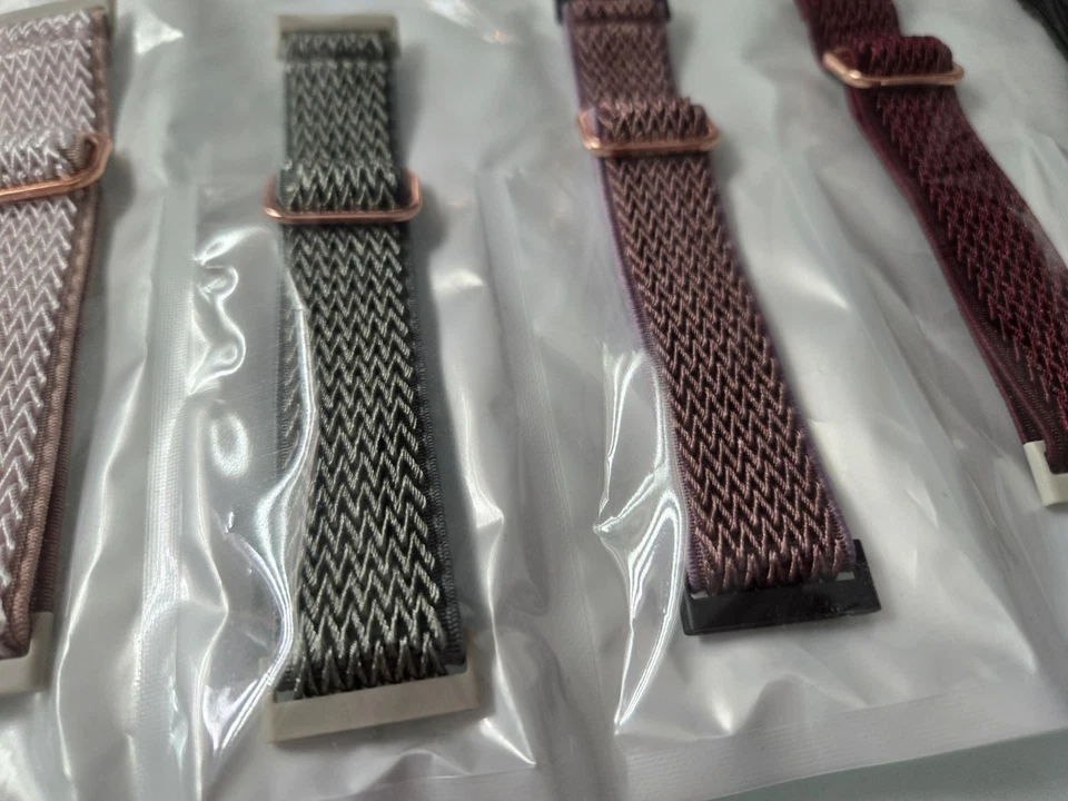 Paquete de 5 bandas de repuesto Ouwegaga Fit Bit Versa, lavables multicolores, nuevas Foto 3 de 4