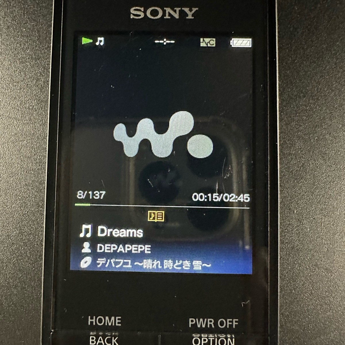 SONY NW-A17 WALKMAN DIGITAL MUSIC PLAYER Black 64GB Hi-Res Tested