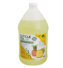 LA PALM Cuticle Oil - Pineapple Yellow With Aloe Vera & Vitamin E - 1 Gallon