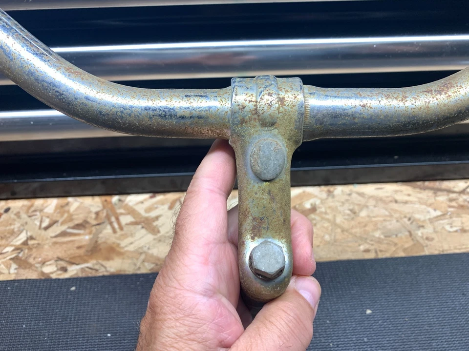 Manillar Schwinn Original Vintage Cuello de Ganso y Empuñaduras 26" Bicicleta Fiesta 1960 Foto 4 de 4