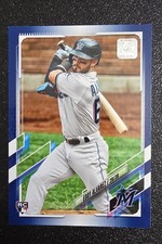 2021 Topps - Eddy Alvarez #326 Royal Blue (RC)