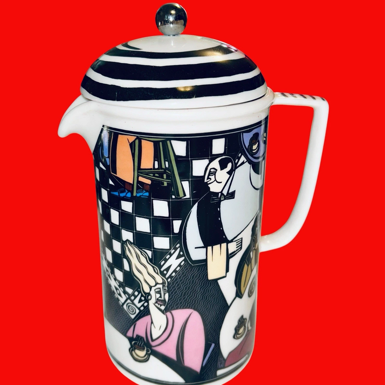 Chaleur Ceramic French Press Modern Ladies by Matt Walton 4 Cups
