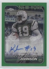 2024 Topps Chrome Auto Green Refractor 52/99 Keyshawn Johnson #BA-KJO Auto 0rz7