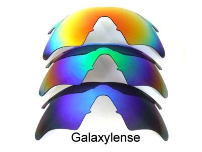 Galaxy Replacement Lenses For Oakley M Frame Heater Blue/Green/Red 3 Pairs