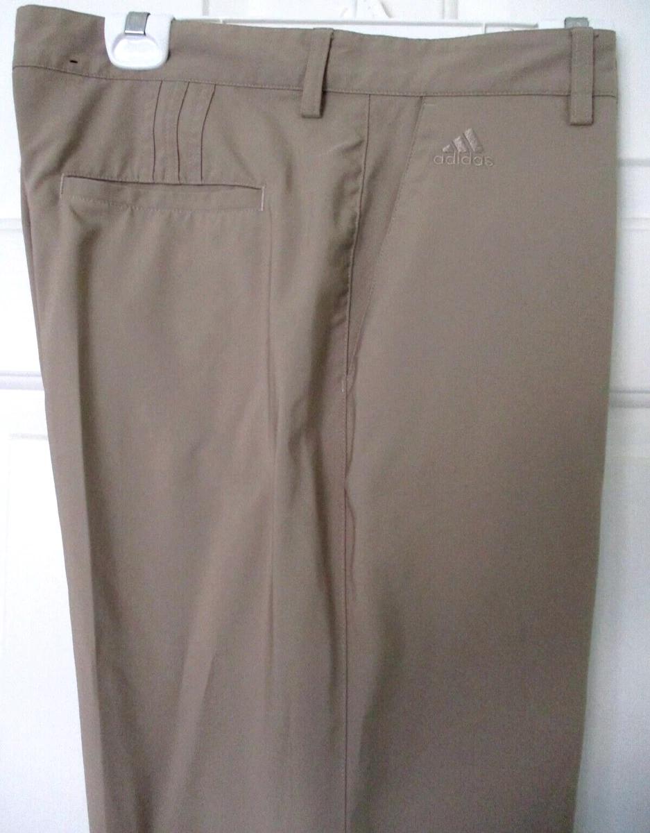 Adidas mens climalite sales flat front pants