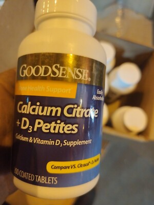 Good sense Calcium Citrate / D3 Petites - 200 Tablets
