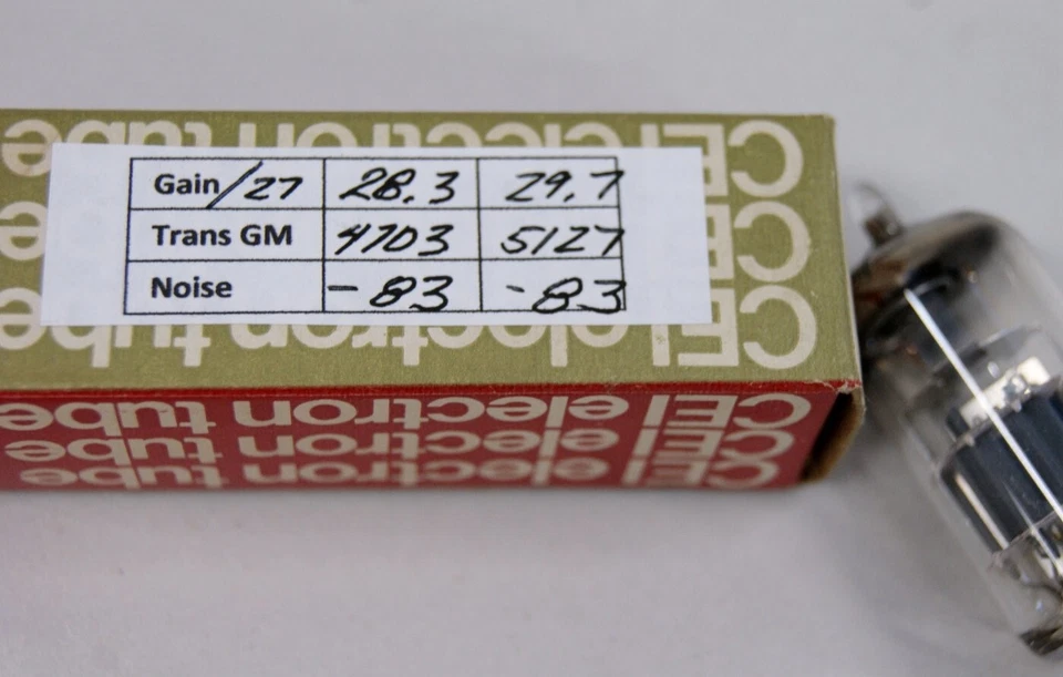 CEI / Bel India сбалансированный 6DJ8 ECC88 6922 макси предусилитель 2 протестирован, настоящий новый из старых запасов SM2473 - Изображение 3 из 3