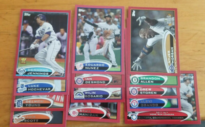 2012 Topps Target Red Border w/Update Fill your set pick choice