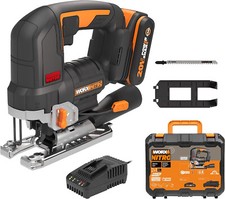 WORX WX542 Akku Stichs&auml;ge 20V, Pendelhub, b&uuml;rstenloser Motor, mit 2,5Ah Akku