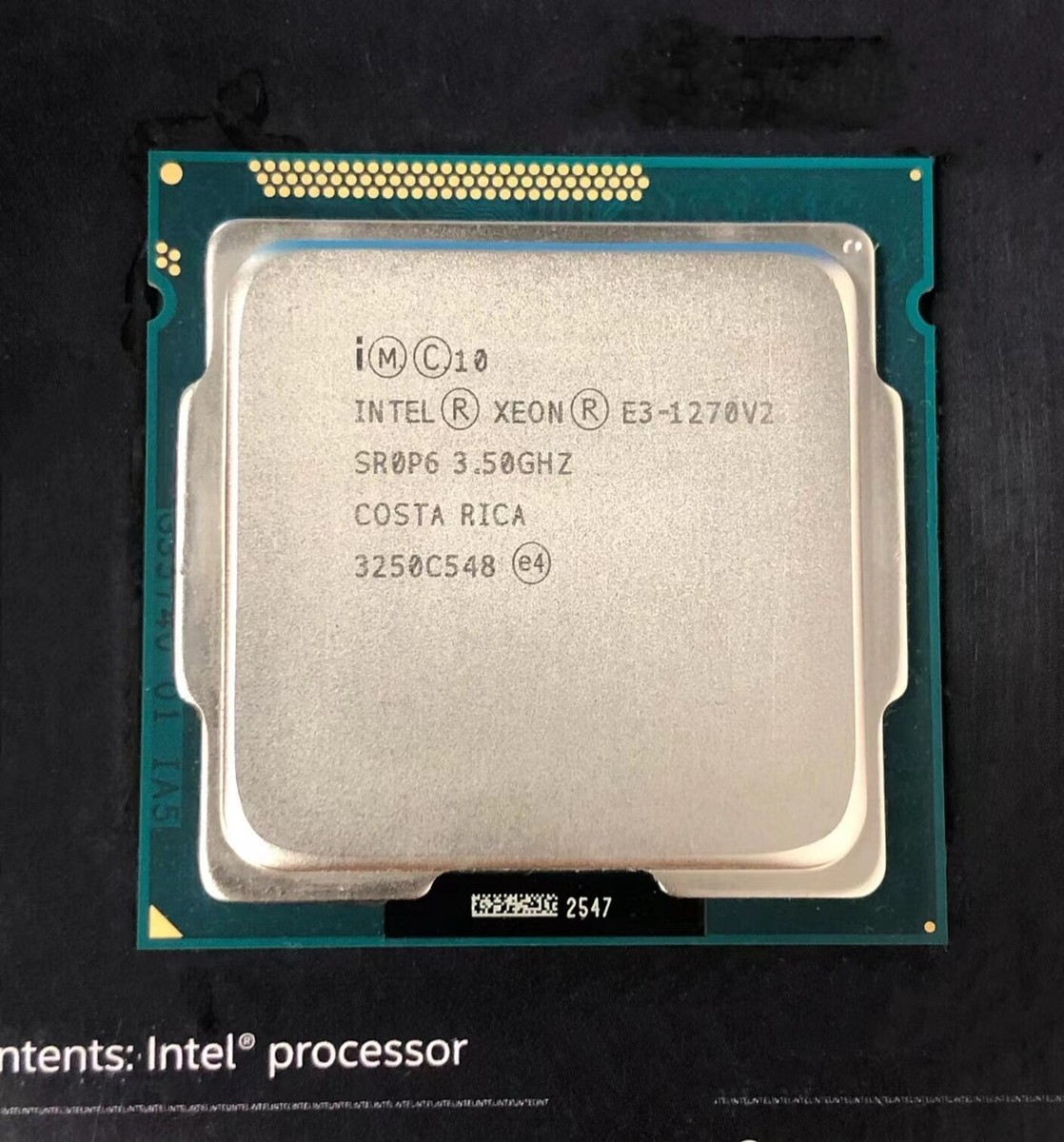 Intel Xeon E3-1270 V2 CPU Quad-Core SR0P6 GHz 8M GT/s LGA