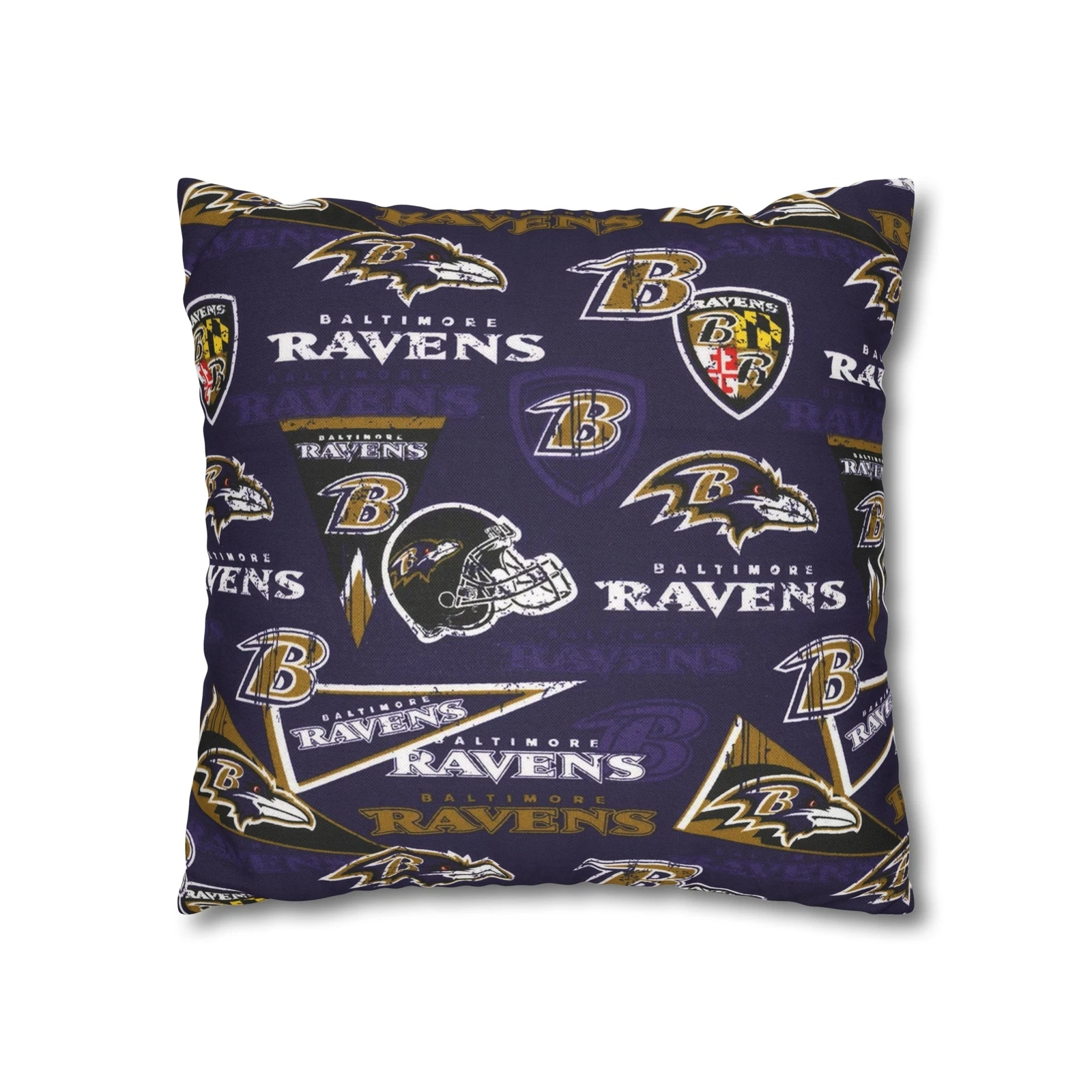 Baltimore Ravens Spun Square Pillowcase