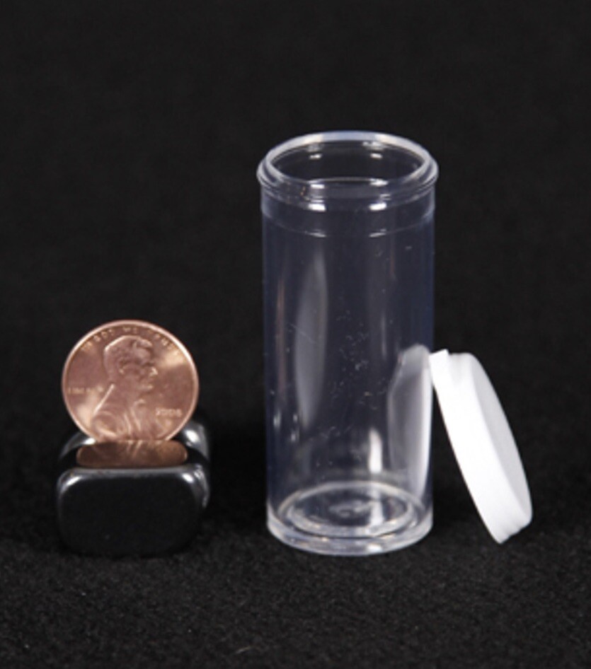 3 Clear Replacement Pill Bottles For Craft Beads, Coach, Vera Bradley Pill Cases