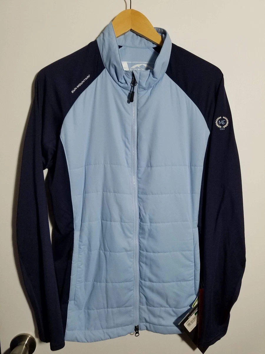 NWT WOMEN S SUN MOUNTAIN HYBRID JACKET SIZE XL COLOR GLACIER