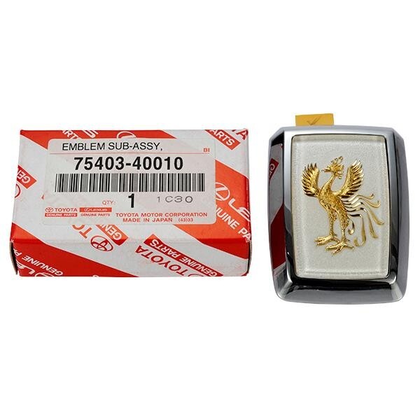 Toyota Century GZG50 Phoenix Logo Rear Trunk Emblem Badge 75403