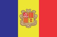 Aufkleber Sticker Flagge Fahne Andorra Wappen Autoaufkleber
