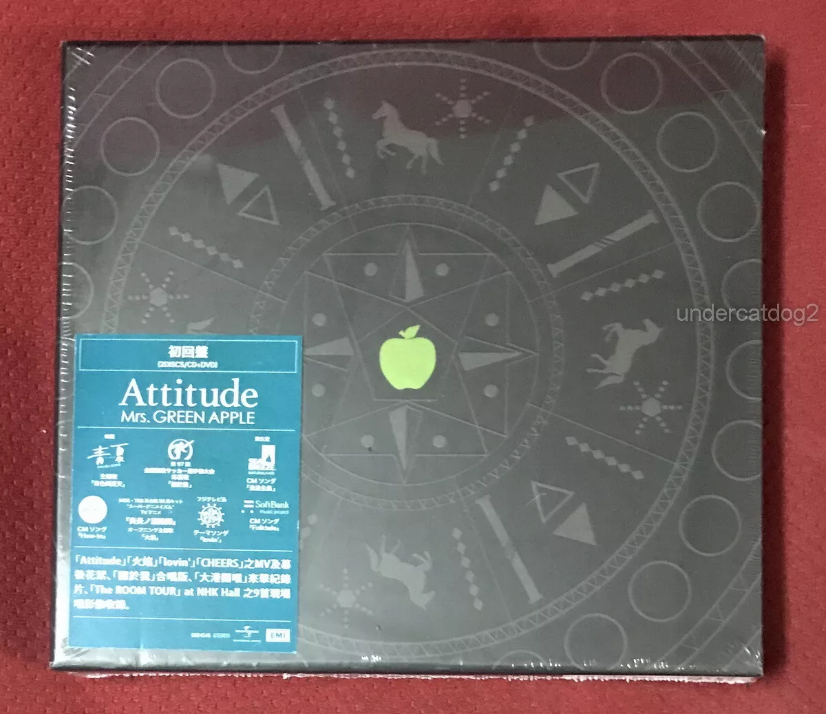 Mrs. GREEN APPLE Attitude 2019 Taiwan Ltd CD+DVD+32P booklet