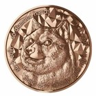 2021 1oz Blockchain Mint Crypto Dogecoin Copper Limited BU Round Coin — photo 1