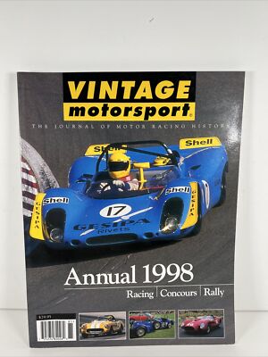 Vintage Motorsport Magazine The Journal of Motor Racing History 1998 Annual