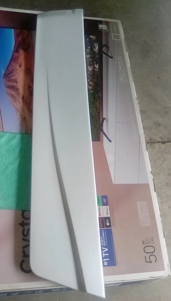 1991-1999 Mitsubishi 3000GT Left Door Molding/Cladding (Galaxy White Pearl) - Image 3 of 4