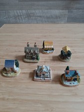 Vintage x 6 Teley Tea Houses Ceramic 1995