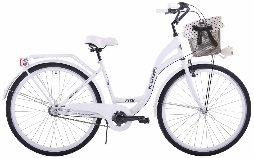 Fahrrad Damen 28 Zoll 3 Gang Damenrad 16 Farben Korb Licht Citybike Metallkorb - Bild 2 von 4