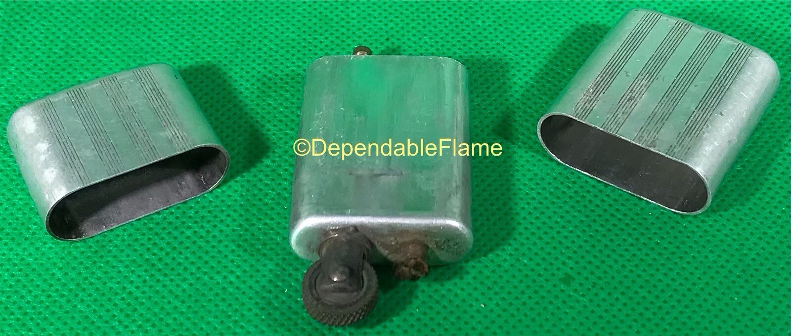 ✌️Vintage Aluminum Construction Petrol Wheel Lighter MADE IN FRANCE✌️